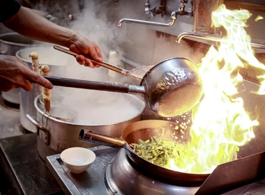 中華料理の厨房レイアウト
